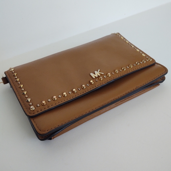 Michael Kors Studded Leather Hand Bag - Picture 6 of 6